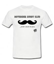 Tee shirt "Movember Rugby Club" Blanc