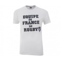 Tee shirt FFR Brodé Blanc