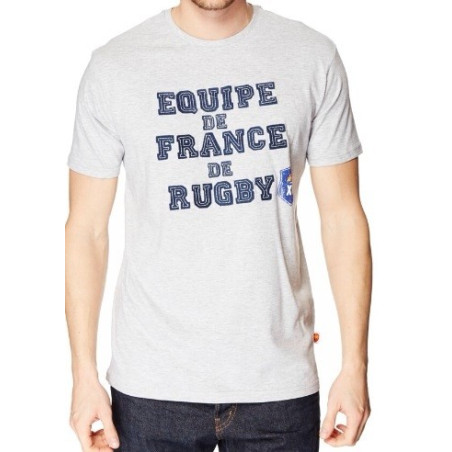 Tee shirt FFR brodé gris