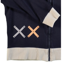 Veste zippée Jus de Chaussettes Ridley marine