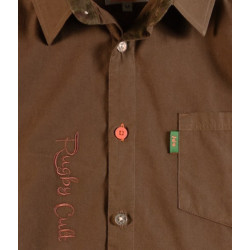 Chemise ML Jus de Chaussettes Cédric chocolat