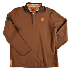 Polo Rugby ML Jus de Chaussettes Lenny Chocolat