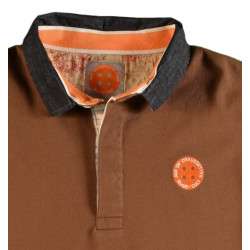 Polo Rugby ML Jus de Chaussettes Lenny Chocolat