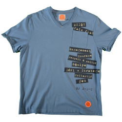 Tee Shirt Jus De Chaussettes Dorian Indigo