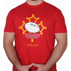 Tee shirt Aficionados "OCCITANIE" Rouge 