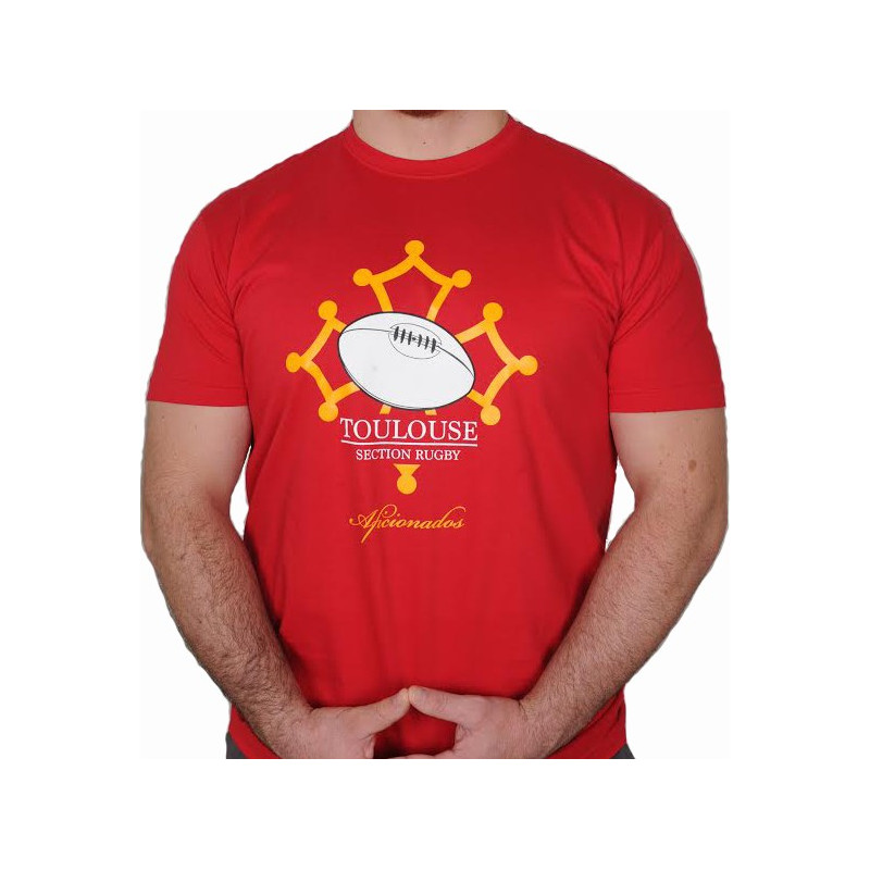 Tee shirt Aficionados "OCCITANIE" Rouge 