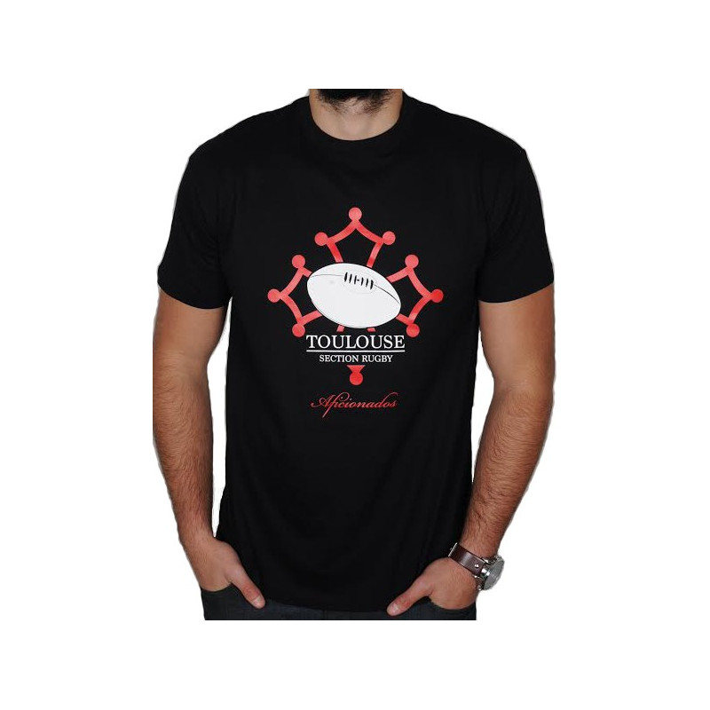 Tee shirt Aficionados "OCCITANIE" Noir