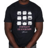 Tee shirt Aficionados "PORTRAITS DE RUGBYMEN"  Marine