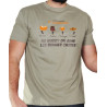 Tee shirt Aficionados "BONNES CHOSES"  Kaki