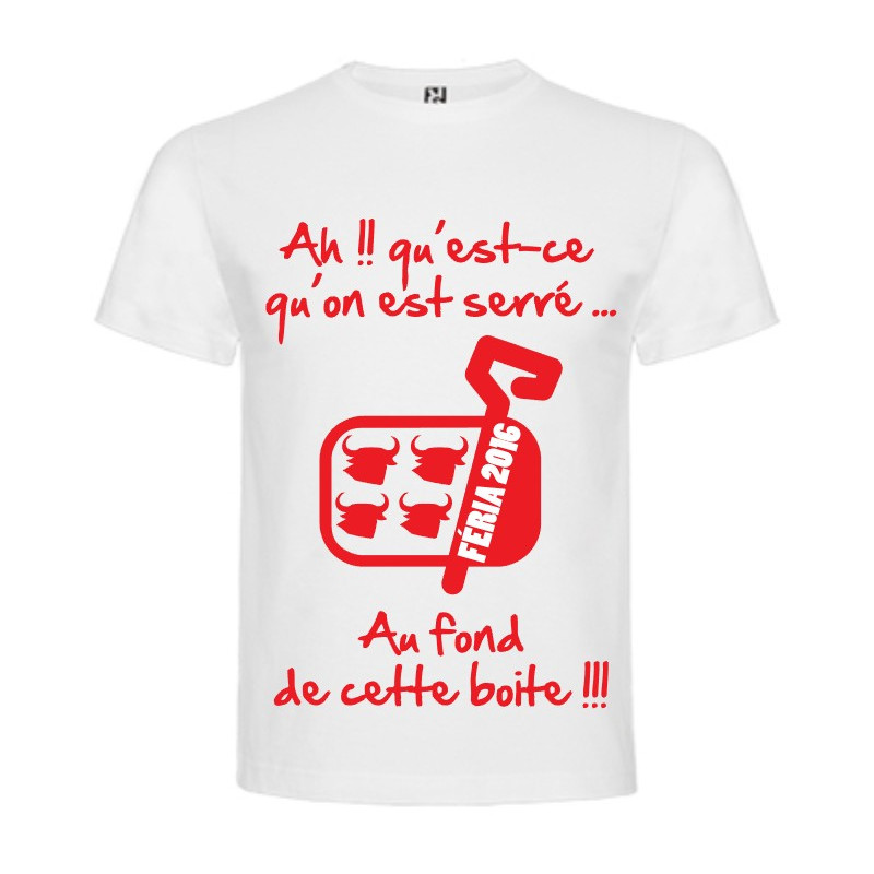 Tee shirt Sardines Féria 2024+ foulard bandana