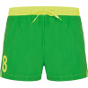 Short de Bain N°8 Vert et Jaune 