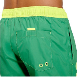 Short de Bain N°8 Vert et Jaune 