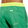 Short de Bain N°8 Vert et Jaune 
