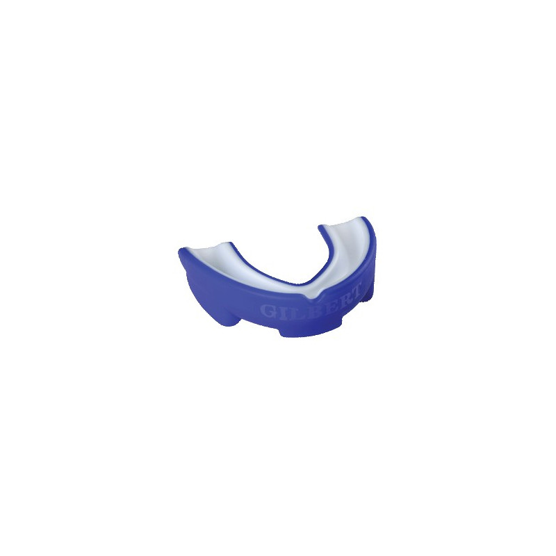 Protège dents Senior Gilbert Atomic Dual Density Bleu / Blanc