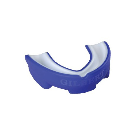 Protège dents Senior Gilbert Atomic Dual Density Bleu / Blanc