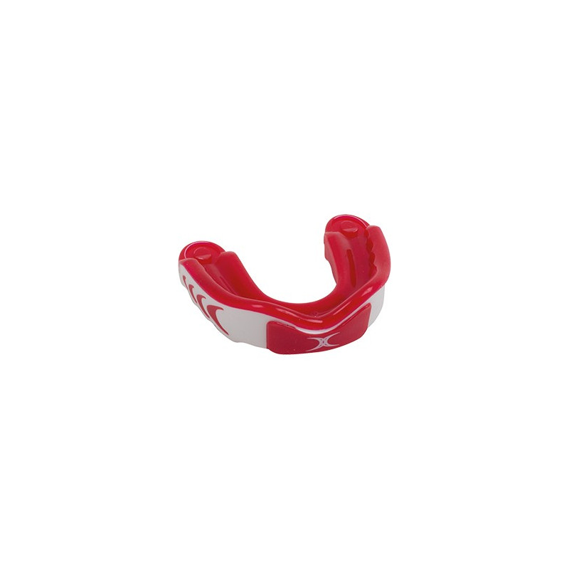 Protège dents Gilbert Virtuo Triple Density Rouge / Blanc