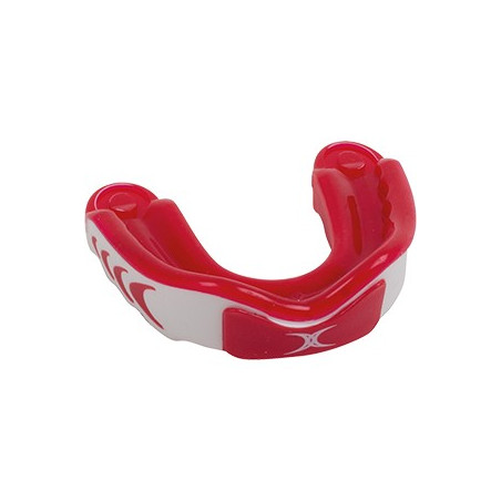 Protège dents Gilbert Virtuo Triple Density Rouge / Blanc