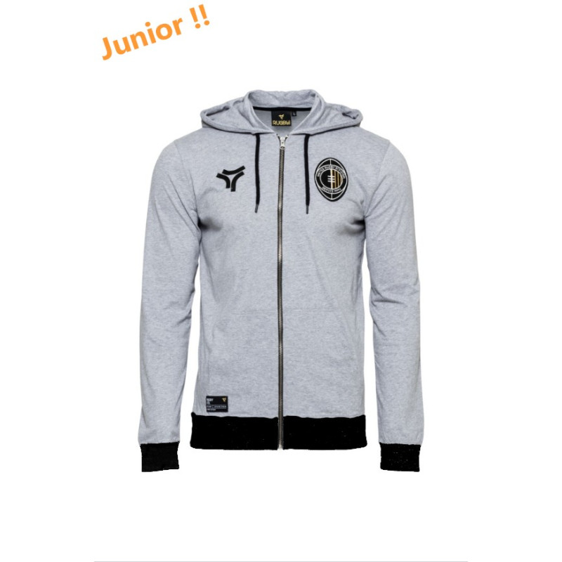 sweat capuche zippé Rugby Divison " STROKE"