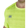Tee Shirt Canterbury Vapodri Superlight Poly Graphic Jaune