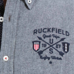 Chemise Ruckfield Flanelle grise