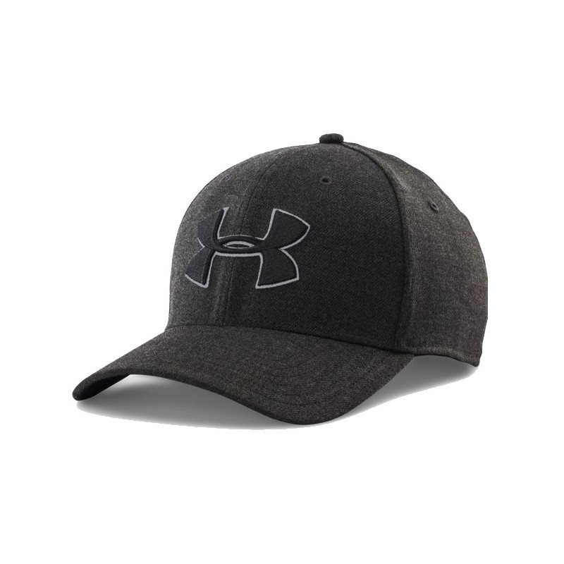 Casquette Under Armour Noire Logo Noir bordé blanc