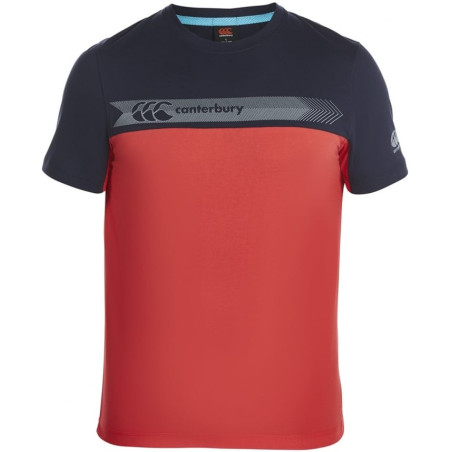 Tee-Shirt d'entrainement Canterbury vapodri Mesh Rouge