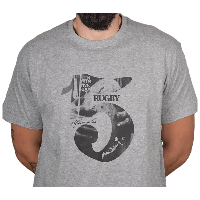 Tee shirt Aficionados "Quinze" Gris