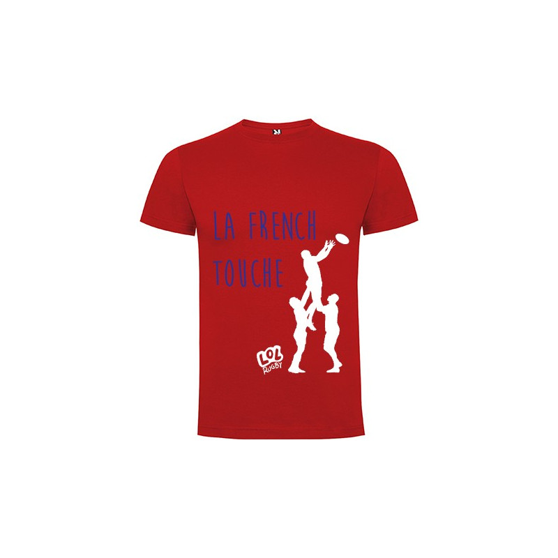 Tee Shirt "La French Touche" LoLRugby Rouge