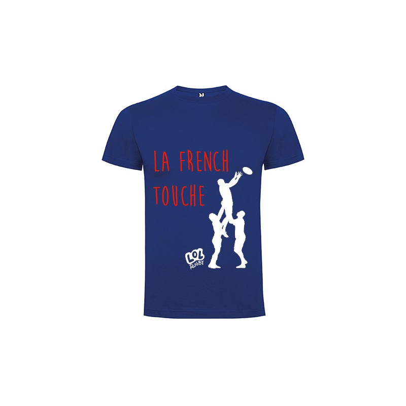 Tee Shirt "La French Touche" LoLRugby Bleu