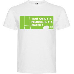 Tee Shirt "Pelouse" LoLRugby Blanc