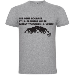 Tee Shirt "Vérité" LoLRugby Gris