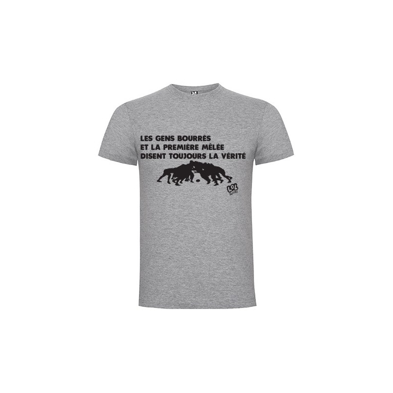 Tee Shirt "Vérité" LoLRugby Gris