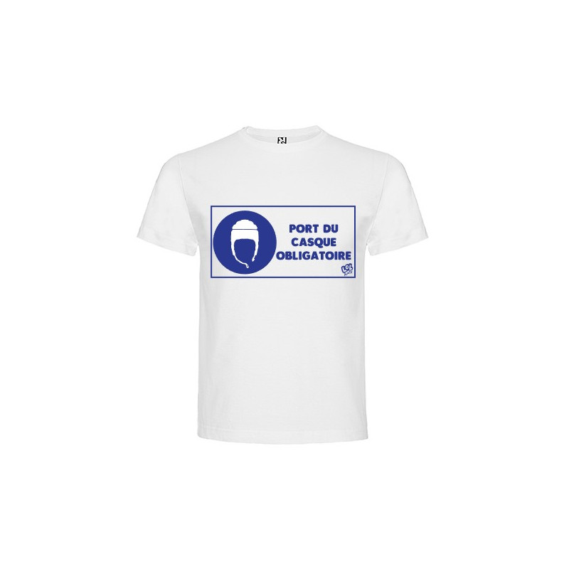 Tee Shirt "Casque" LoLRugby Blanc
