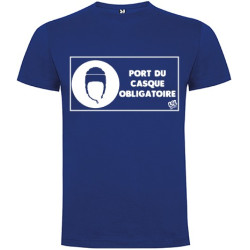 Tee Shirt "Casque" LoLRugby Bleu