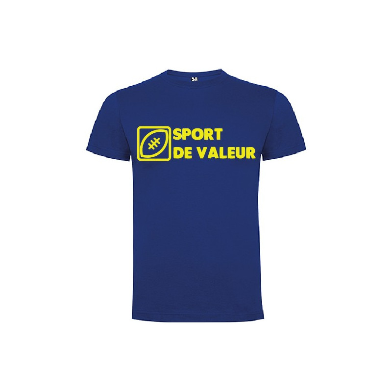 Tee Shirt "Valeur" LoLRugby Bleu