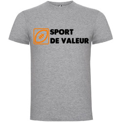 Tee Shirt "Valeur" LoLRugby Gris