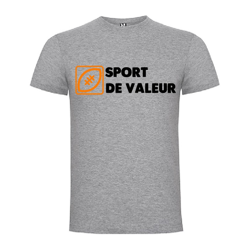 Tee Shirt "Valeur" LoLRugby Gris