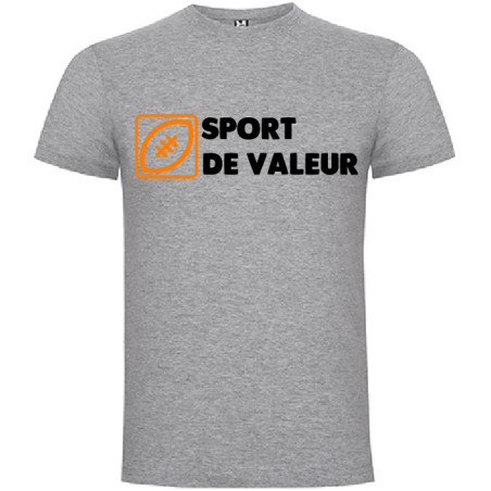 Tee Shirt "Valeur" LoLRugby Gris