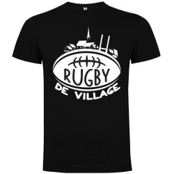 Tee Shirt "Village" LoLRugby Noir/Blanc