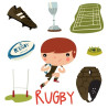 Body bébé Rugby kids