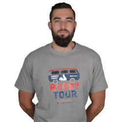 Tee shirt Aficionados "Tour" Gris