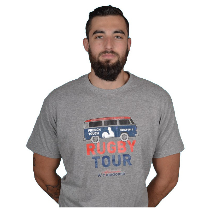 Tee shirt Aficionados "Tour" Gris