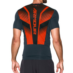 T-shirt Under Armour Compression Gris & Orange