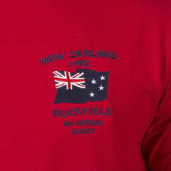 Tee shirt Ruckfield Rouge MT AORAKI
