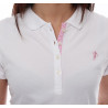 Polo femme Ruckfield Blanc vichy