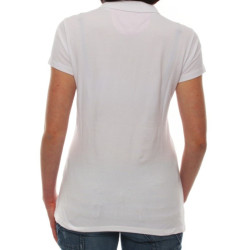 Polo femme Ruckfield Blanc vichy