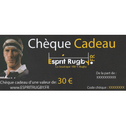 chèque cadeau 30 €