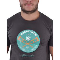 Tee shirt Aficionados "LIGAMENT" Gris Foncé