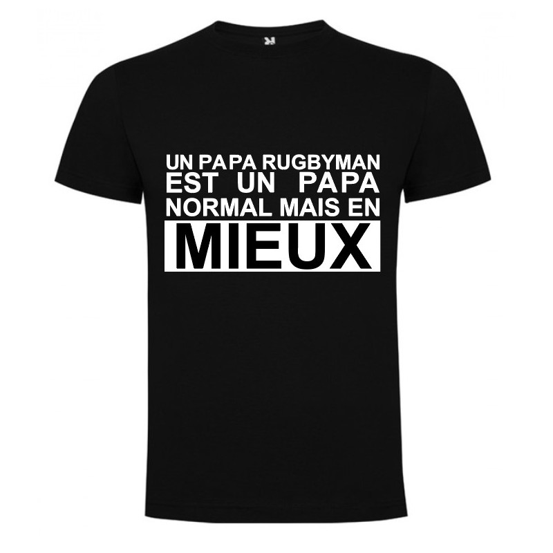Tee Shirt Papa Rugbyman