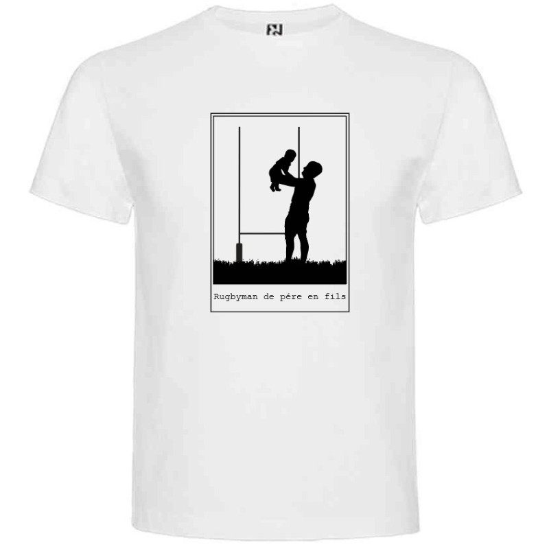 Tee Shirt Rugbyman de père en fils